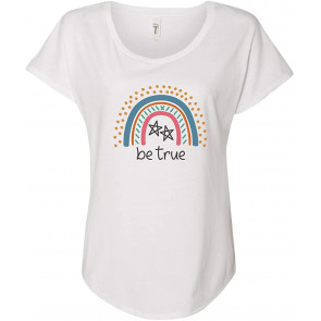 Be True Boho Rainbow Truth Truthful  T-Shirt