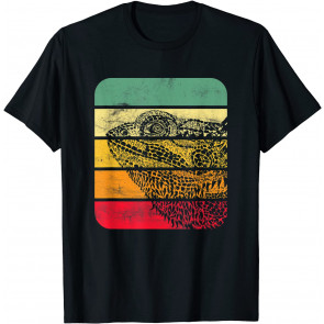 Bearded Dragon Vintage Sunset Retro Style Pet Lizard T-Shirt