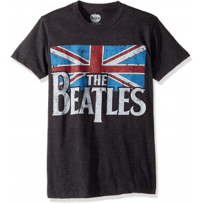 Beatles Distressed British Flag T-Shirt