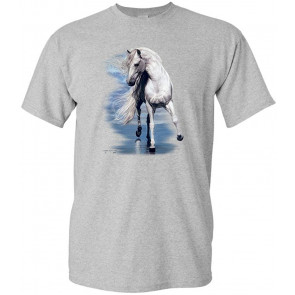 Beauty And The SEA - Horses Beach Freedom - T-Shirt
