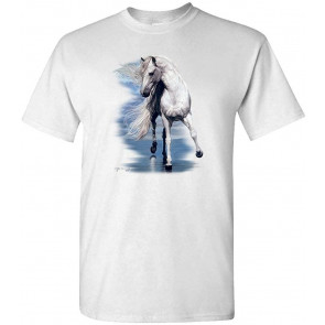 Beauty And The SEA - Horses Beach Freedom - T-Shirt