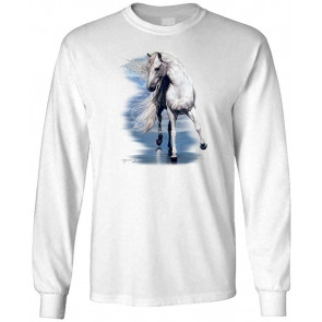 Beauty And The SEA - Horses Beach Freedom - T-Shirt