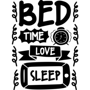 Bed Time Love Sleep T-Shirt