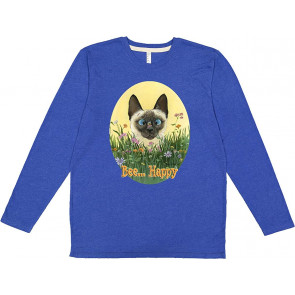 Bee Happy With Cute Cat In T-Shirt