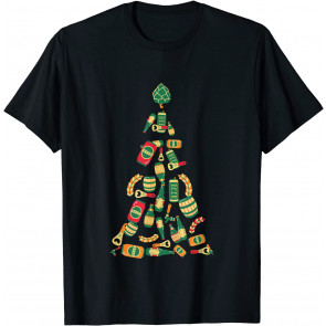 Beer Drinking Craft Beer Brewery Xmas Tree Beer Lovers T-Shirt