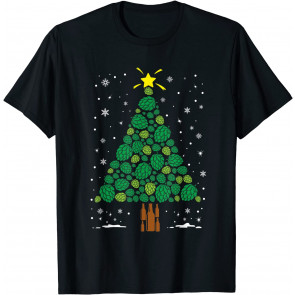 Beer Hops Christmas Tree T-Shirt