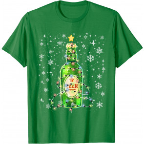 Beer Tree Christmas Drinking Xmas T-Shirt