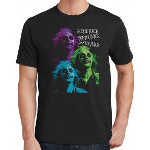 Beetlejuice Colorful Heads T-Shirt