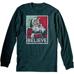 Believe - Santa Christmas Holiday T-Shirt