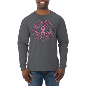 Believe Hope Fight Breast Cancer Awareness T-Shirt
