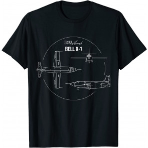 Bell X-1 Supersonic Aircraft Sound Barrier Rocket  T-Shirt