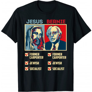 Bernie For President 2020 Jesus Religious T-Shirt
