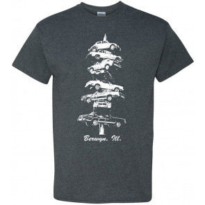 Berwyn Illinois Chicago Souvenir Car Spindle Kabob T-Shirt