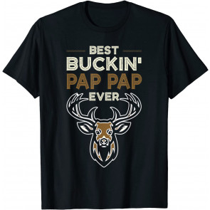 Best Buckin Pap Pap Ever Deer T-Shirt
