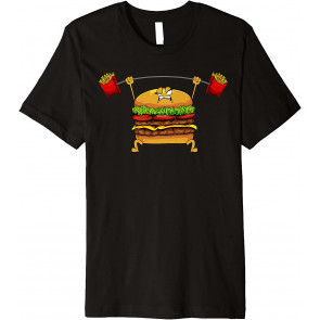 Best Hamburger Art Men Women Cheeseburger Fast Food Lovers T-Shirt