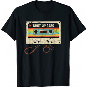 Best Of 1980 41 Years Old Bday 41st Birthday Gift Men Women T-Shirt