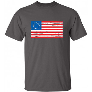 Besty Ross 76 Flag 13 Star Flag T-Shirt