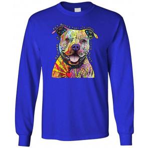 Beware Of Pit Bulls - Dean Russo Dog - T-Shirt