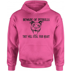 Beware Of Pit Bulls, They Will Steal Your Heart T-Shirt