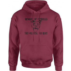 Beware Of Pit Bulls, They Will Steal Your Heart T-Shirt