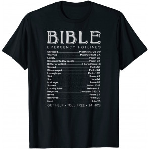 Bible Emergency Numbers T-Shirt