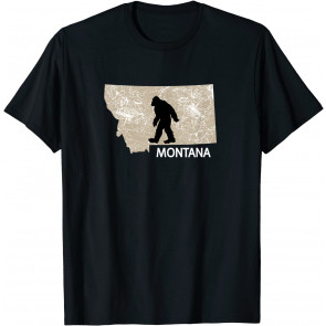 Bigfoot Hunter Montana T-Shirt