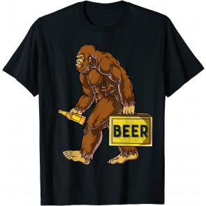 Bigfoot With Beer T-Shirt