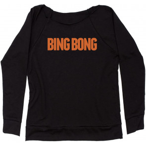 Bing Bong New York Basketball Off Shoulder Sweat T-Shirt