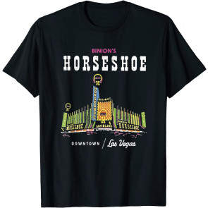 Binion's Horseshoe Hotel Casino Vintage Retro Las Vegas T-Shirt