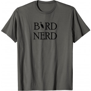 Bird Nerd For Birder Or Birdwatcher With Blue Heron T-Shirt