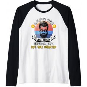 Bitcoin Dogecoin Crypto Dad  T-Shirt