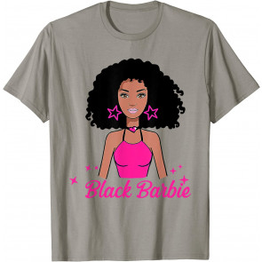 Black-Barbie Melanin Girl Afro Women T-Shirt