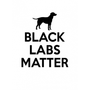 Black Labs Matter  Funny Black Labs Dog Tshirt