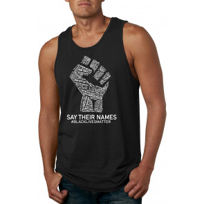 Black Lives Matter Say Their Names BLM Victims Freedom Fist T-Shirt