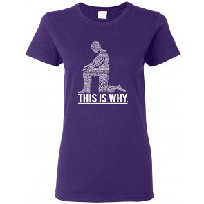 Black Lives Matter This Is Why Victim Names Kneeling For Justice T-Shirt