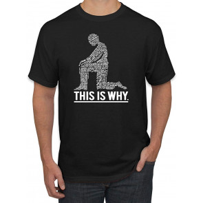 Black Lives Matter This Is Why Victim Names Kneeling For Justice T-Shirt