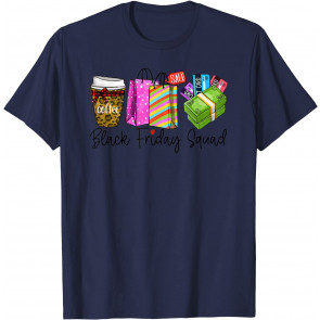 Black Shopping Friday Squad Shopping Team Spirt Deal T-Shirt