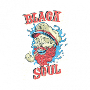 Black Soul Gothic Sailing Tshirt