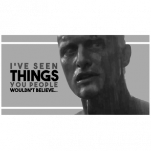 Blade Runner  Ive Seen Things You People Wouldnt Believe  80s Tshirt