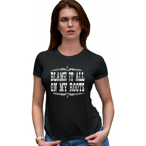 Blame It All On My Roots Country Deluxe Soft T-Shirt