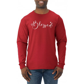 Blessed Inspirational Quote Heart Love Inspirational/Christian T-Shirt