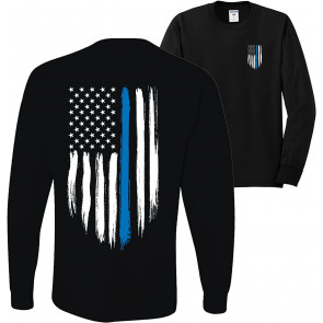 Blue Lives Matter Support Police T-Shirt