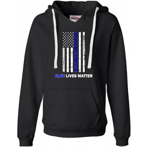 Blue Lives Matter Thin Blue Line Support Police T-Shirt