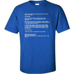 Blue Screen Of Death T-Shirt