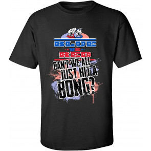 Blue Vs Red Can't We All Just Get Along T-Shirt