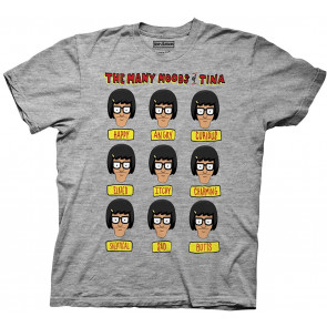 Bob's Burgers Many Moods Of Tina Crew Neck T-Shirt