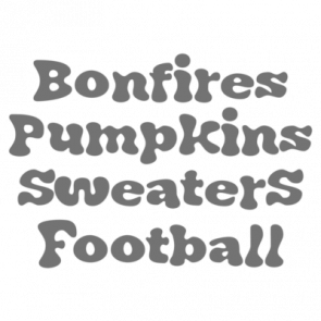 Bonfires Pumpkins Sweaters Football  Fall Autumn Tshirt