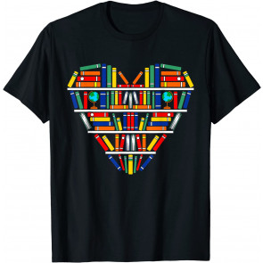 Book Lover Heart T-Shirt