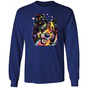Border Collie - Dean Russo Dog Modern Art - T-Shirt