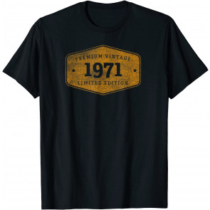 Born 1971 Vintage Limited Ed Birthday Gift T-Shirt